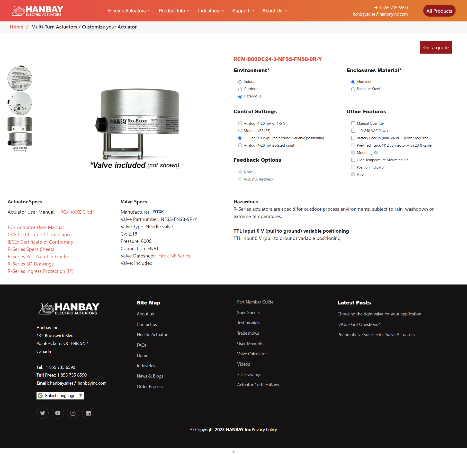 Hanbay Product Management System screenshot 1